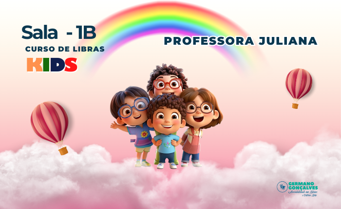 Curso de libras kids módulo ll / sábado – Professora Juliana  – Sala 1B